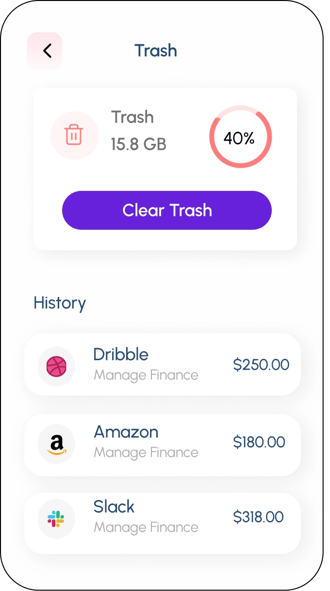 Home Three Clear Trash